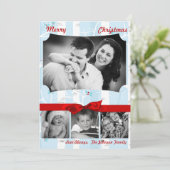 5x7 XMAS-kerstboomgaard winterfotokaart Feestdagenkaart (Staand voorkant)