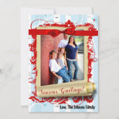 5x7 XMAS-kerstboomgaard winterfotokaart Feestdagenkaart (Voorkant)