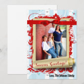 5x7 XMAS-kerstboomgaard winterfotokaart Feestdagenkaart (Voorkant / Achterkant)