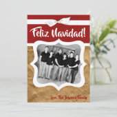 5x7 XMAS-kerstkaart voor  -fotokaart Feestdagenkaart (Staand voorkant)