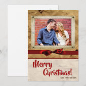 5x7 XMAS-kerstkaart voor  -fotokaart Feestdagenkaart (Voorkant / Achterkant)