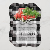 5x7 XMAS Truck Buffalo PLeg Weddenschap Kaart (Voorkant / Achterkant)