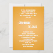 5x7 Yello DJ Spin Platenspeler Quinceanera Uitnodi Kaart (Voorkant)