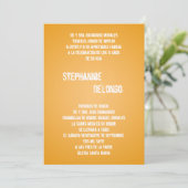 5x7 Yello DJ Spin Platenspeler Quinceanera Uitnodi Kaart (Staand voorkant)
