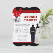 5x7 zeebruin-eenduidige weddenschap kaart (Staand voorkant)