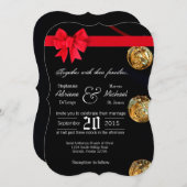 5x7 zeedekrek Blues Uniform Wedding Invitation Kaart (Voorkant / Achterkant)