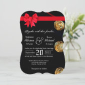 5x7 zeedekrek Blues Uniform Wedding Invitation Kaart (Staand voorkant)