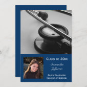 5x7 Ziekenhuisfotografie Afstuderen uitnodigen Kaart (Voorkant / Achterkant)