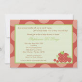 5x7 Zomertijd Fresh Fruit Baby shower Uitnodiging (Voorkant)