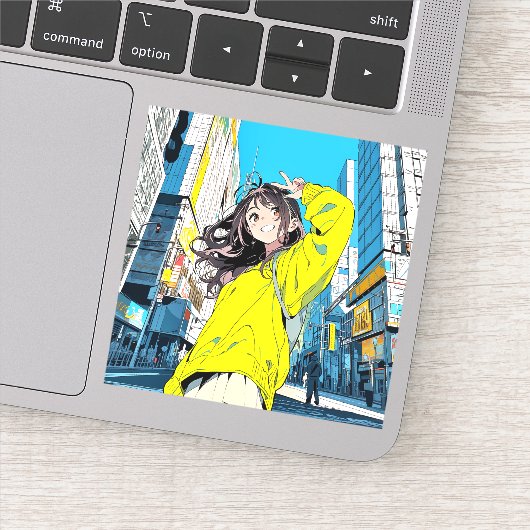 【6万人記念】寿司娘JKシール|Seal GenerativeAI Sticker (Detail)