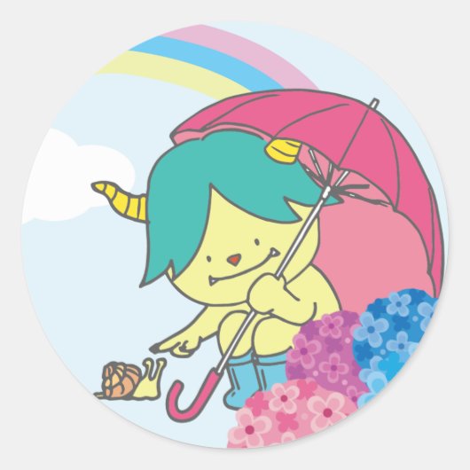 6月モンスターシール RONDE STICKER (Voorkant)