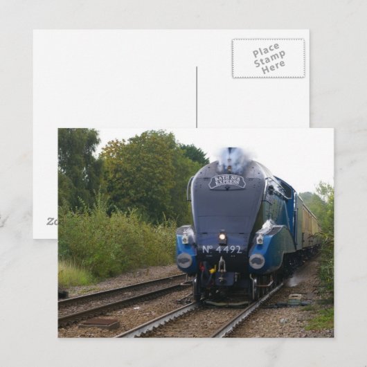 60019 Bittern (als 4492 Dominion of New Zealand) Briefkaart (Voorkant / Achterkant)