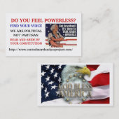 600_7880812, VOELT U ZICH POWERLESS?, VIND UW ... VISITEKAARTJE (Voorkant / Achterkant)