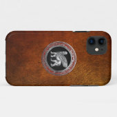 [600] Assyrische scharnieren - Silver Lamassu Case-Mate iPhone Case (Achterkant (horizontaal))