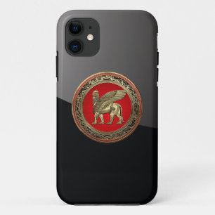 [600] Assyrische vleugelvleugel Lion - Gold Lamass Case-Mate iPhone Case