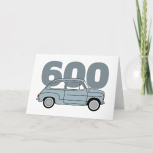 600 azul bedankkaart