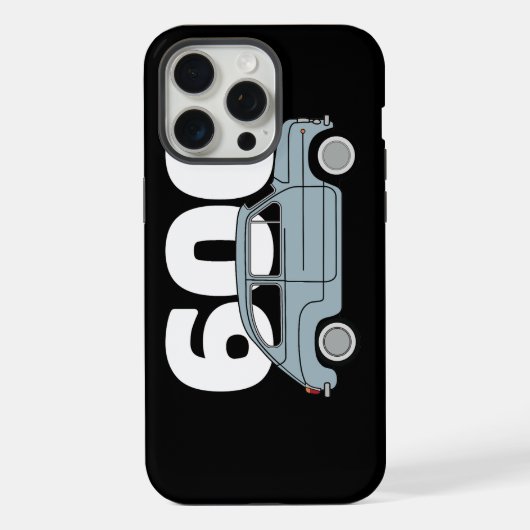 600 azul iPhone hoesje (Achterkant)