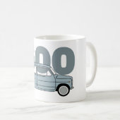 600 azul koffiemok (Voorkant rechts)