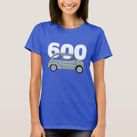 600 azul t-shirt (Voorkant)