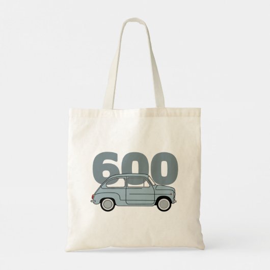 600 azul tote bag (Achterkant)