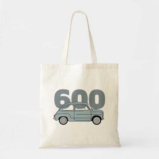 600 azul tote bag (Voorkant)