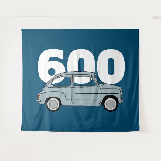 600 azul wandkleed (Voorkant (horizontaal))