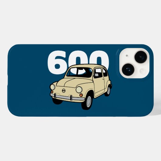 600 beige v2 Case-Mate iPhone case (Achterkant (horizontaal))