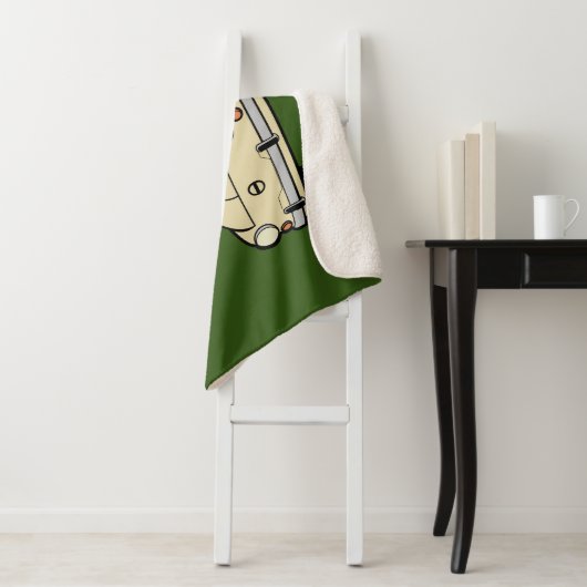 600 beige v2 sherpa deken (In situ)