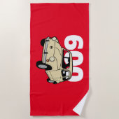 600 beige v2 strandlaken (Voorkant)