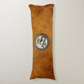 [600] Black and Gold Sacred Eastern Dragon Lichaamskussen (Voorkant Verticaal)