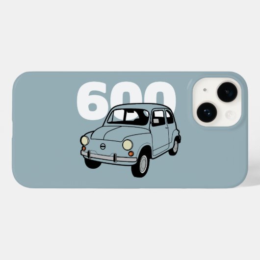 600 blauw v2 Case-Mate iPhone case (Achterkant (horizontaal))