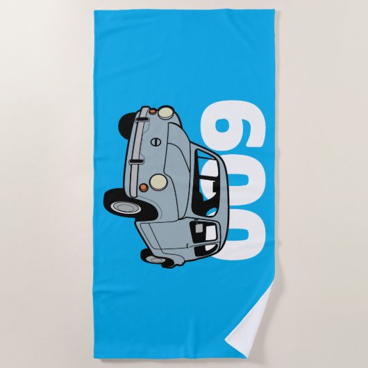 600 blauw v2 strandlaken (Voorkant)