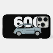 600 blauwe iPhone hoesje (Achterkant horizontaal)