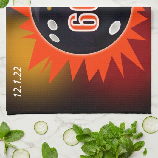 600 Bowling-reeks met kleuren, handdoeken (Gevouwen)