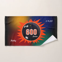 600 Bowling-serie met kleuren, Bowling-handdoek Handdoek