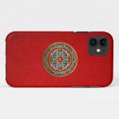 [600] Celtic Cross [Gold+Enamel] Case-Mate iPhone Case (Achterkant (horizontaal))