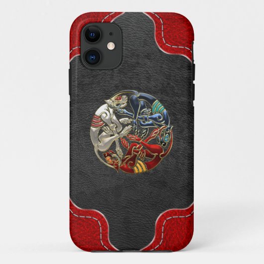 [600] Celtic Sacred Art - Drie Honden Case-Mate iPhone Case (Achterkant)