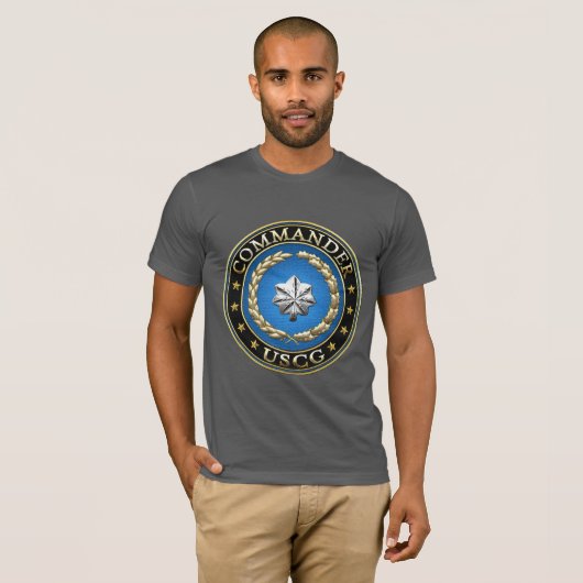 [600] CG: Commandant (CDR) T-shirt (Voorkant volledig)