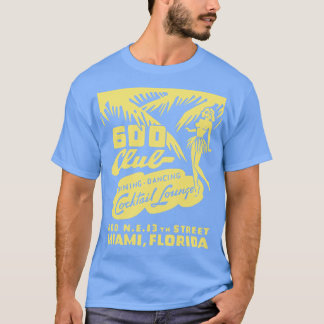 600 Club Cocktail Lounge Miami Florida  Mat T-shirt