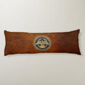 [600] Gold Roman imperial Eagle op de goudmeeuw Lichaamskussen (Achterkant)