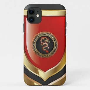 [600] Golden Chinese Dragon Fucanglong Case-Mate iPhone Case
