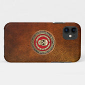 [600] Golden Skull Case-Mate iPhone Case (Achterkant (horizontaal))