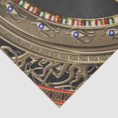 [600] Goud - Egyptisch gekonkel met Ankh Tissuepapier (Detail)