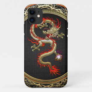 [600] Gouden Chinese Draak Fucanglong Case-Mate iPhone Case