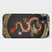 [600] Gouden Chinese Draak Fucanglong Case-Mate iPhone Case (Achterkant (horizontaal))