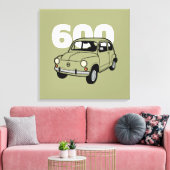 600 groen v2 canvas afdruk (Insitu (Woonkamer))