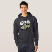 600 groen v2 hoodie (Voorkant volledig)