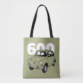 600 groen v2 tote bag (Voorkant)