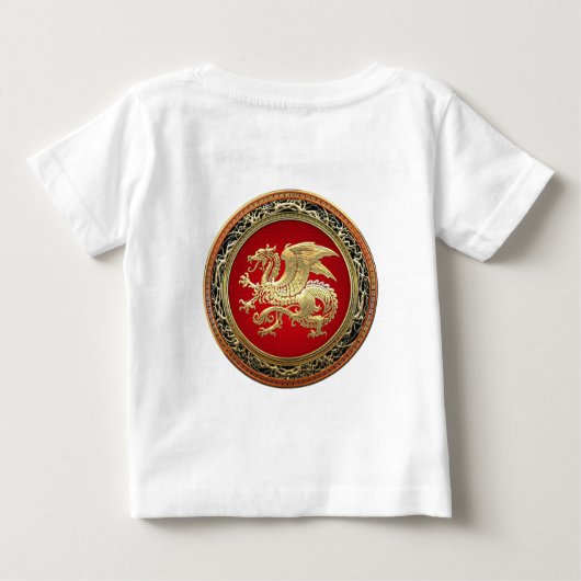 [600] IJslandse draak, Landvætir [Gold] (Achterkant)