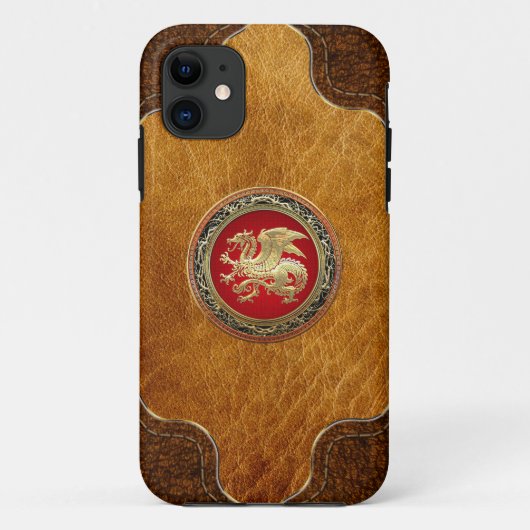 [600] IJslandse draak, Landvætir [Gold] Case-Mate iPhone Case (Achterkant)